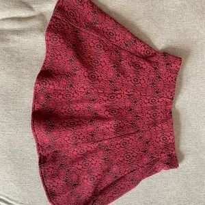 aero mini skirt size xs